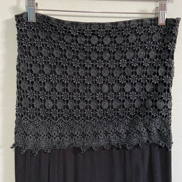 Free People lace midi dress with fringe - Picture 4 of 6